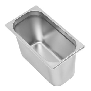 Bac Gastro GN 1/3 Inox 200 mm - 7,5 L | Dynasteel