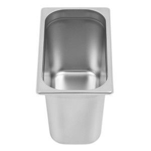 Gastro GN 1/3 Stainless Steel Tray 200 mm - 7.5 L | Dynasteel