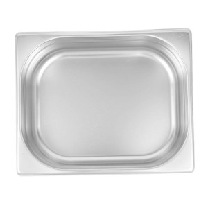 Gastro GN 2/3 Stainless Steel Tray - Depth 100 mm - 9 L - Dynasteel