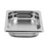 Gastro GN 1/3 Stainless Steel Tray - Depth 40 mm - 1.45 L - Dynasteel