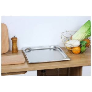 Bac Gastro GN 2/3 Inox - Diepte 20 mm - 1,35 L - Dynasteel