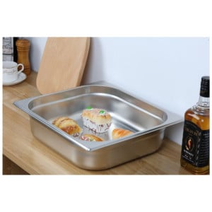 Bac Gastro GN 1/2 Inox - Diepte 100 mm - 6,5 L - Dynasteel