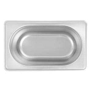 Gastro GN 1/9 Stainless Steel Tray - Depth 100 mm - 1 L - Dynasteel