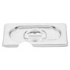 Couvercle GN 1/9 Dynasteel en inox pour bacs gastronormes