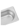 Gastro GN 1/9 Edelstahlbehälter - Tiefe 65 mm - 0,6 L
