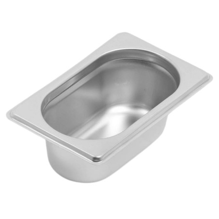 Bac Gastro GN 1/9 Inox - Diepte 65 mm - 0,6 L - Dynasteel