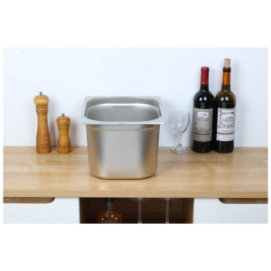 Gastro GN 1/2 Stainless Steel Container Depth 200 mm 12.5 L