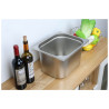 Gastro GN 1/2 Stainless Steel Container - Depth 200 mm - 12.5 L - Dynasteel