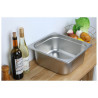 Bac Gastro GN 1/2 Inox - Diepte 150 mm - 9,5 L - Dynasteel