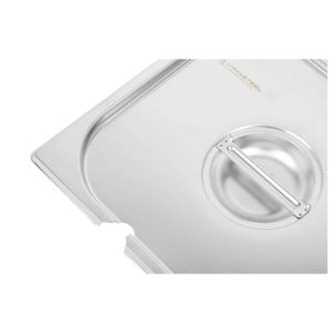 GN 2/3 stainless steel lid for professional kitchen