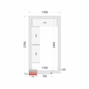 Cold Room Shelving Kit 1500 x 2700 - TEFCOLD | Efficient and robust organization for your goods