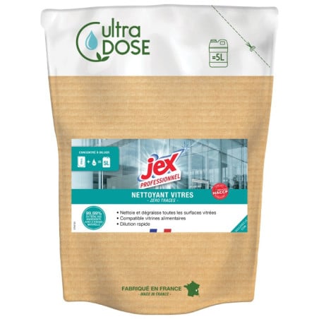 Ultra Dose Ruitenreiniger 5 L van Jex - Ecologisch en Prestatief