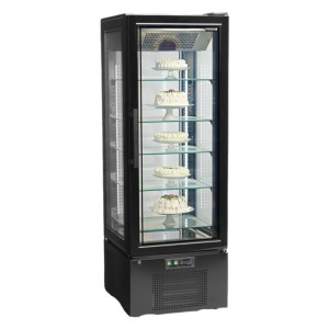 Negatieve Koelvitrine voor Banketbakkerij - Glazen Deur - 248 L TEFCOLD UPD400-F