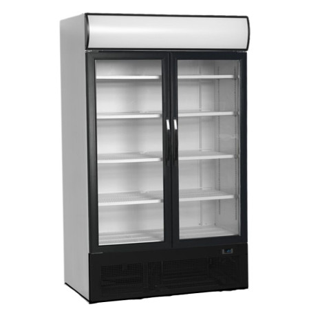 Koelvitrine Canopée, Glazen Deuren - TEFCOLD 645 L - Interne verlichting, Optimale temperatuur