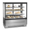 Vitrine Réfrigérée Comptoir 2 Portes Noire - 210 L | TEFCOLD LPD903F/BLACK