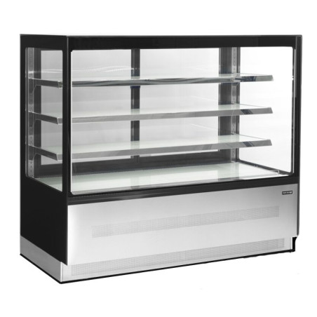 Koelvitrine Toonbank 2 Deuren Zwart - 400 L | TEFCOLD LPD1503F