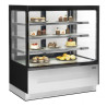 Refrigerated Display Counter 2 Glass Doors Black - TEFCOLD LPD1203F/BLACK | Fourniresto