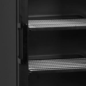 Gefrierschrank Vitrine Canopée Glastür Schwarz 270L TEFCOLD - Optimale Präsentation Ihrer Tiefkühlprodukte