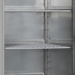 Negative Stainless Steel Refrigerated Cabinet - 1 Full Door TEFCOLD 429 L: Optimal storage for kitchen professionals