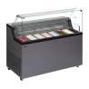 Vitrine à Glace avec Couvercle de Service - TEFCOLD MIRABELLA 7 - 7x5L