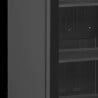 Black Refrigerated Cabinet - Left Hinge Glass Door - 347L | TEFCOLD