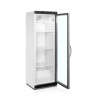 TEFCOLD Glass Door Refrigerated Cabinet - White - 350 L: Optimal storage for goods and product visibility.