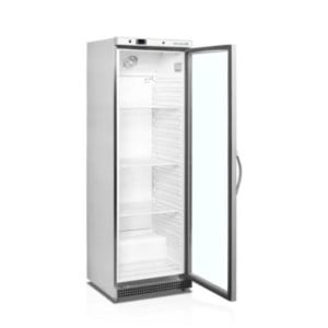 Glazen Koelvitrine - Roestvrij Staal - 350 L | TEFCOLD