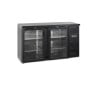 Refrigerated Back Bar 277L with Glass Doors - TEFCOLD: practical and efficient professional storage