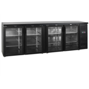 Arrière-Bar Réfrigéré 4 Portes Vitrées - 605 L | TEFCOLD : Performance et Design