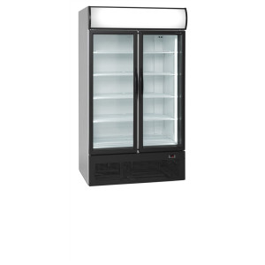 Positive Refrigerated Cabinet 2 Glass Doors - TEFCOLD, 710 L: Performance and Elegance