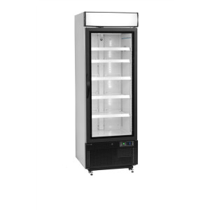 TEFCOLD 412 L White Glass Door Refrigerated Cabinet - Professional Equipment