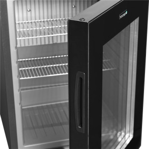 Mini-Kühlschrank Bar Glastür Schwarz 26 L TEFCOLD - Professionell Effizient