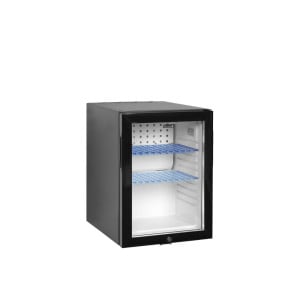 Mini Frigo Bar TEFCOLD Zwart 34 L - Glazen Deur - Compressor