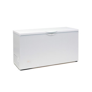 White Chest Refrigerator - 411L TEFCOLD EBC53: Static Cooling, Low Consumption.