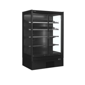 TEFCOLD Black Positive Supermarket Refrigerated Display - 770 L