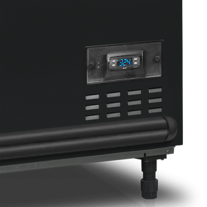 Kühlschrank Gefrierschrank Gebogenes Glasdeckel - Schwarz - 422 L - TEFCOLD