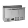 Refrigerated Saladette GN 1/1 Stainless Steel TEFCOLD - 3 Doors 320 L