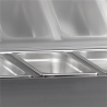 Saladette zum Aufstellen Edelstahl-Deckel - Statisch - 5 GN 1/4 - TEFCOLD