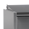 Saladette om te plaatsen Deksel Inox Statique 8 GN 1/4 - 41,6 L - TEFCOLD