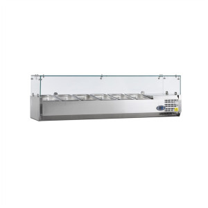 Saladette om neer te zetten - Statisch - 6 GN 1/3 - 42,6 L - TEFCOLD