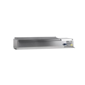 Saladette om te plaatsen Deksel Inox - Statisch - 7 GN 1/3 - TEFCOLD
