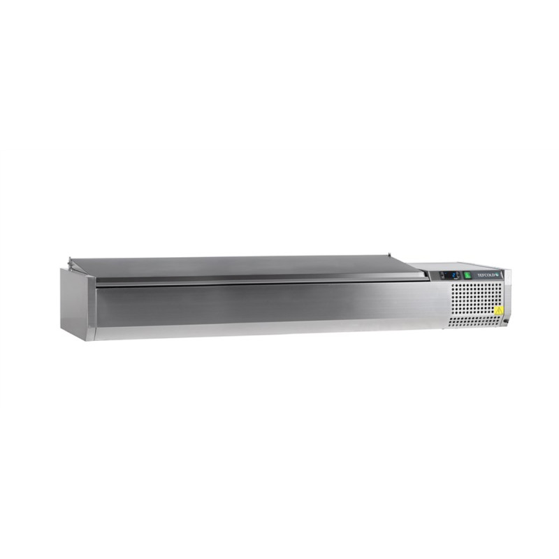 Saladette om neer te zetten Deksel Inox - Statisch - 8 GN 1/3 - TEFCOLD