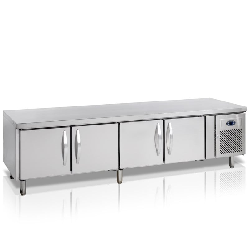 TEFCOLD GN 1/1 Positive Refrigerated Table - 350 L - 4 Doors, Design & Robust