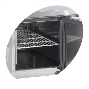 TEFCOLD GN 1/1 Positive Refrigerated Table - 350 L - 4 Doors, Design & Robust