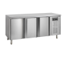 Negative Stainless Steel Refrigerated Table - 3 Doors - GN 1/1 TEFCOLD: optimal preservation of fresh products