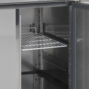 Positive Refrigerated Table 2 Doors with Backsplash - 272 L | TEFCOLD, professional in catering