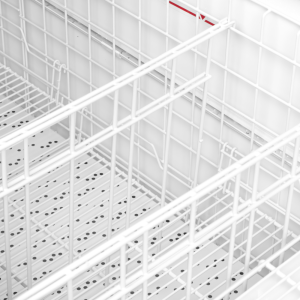 Koelkast Vriezer Gebogen Glazen Deksel - Zwart - 500 L - TEFCOLD