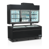 Black Wall Cabinet Freezer TEFCOLD - 628L | Supermarket