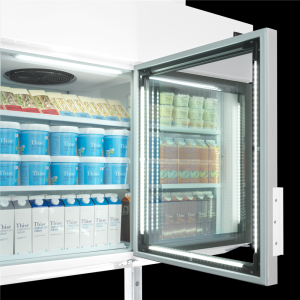 Witte Supermarkt Wand Vriezer Kast - TEFCOLD 628L