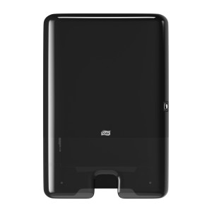 Verdeler van zwarte Tork Xpress® Intergevouwen Handdoekjes | Elevation-assortiment